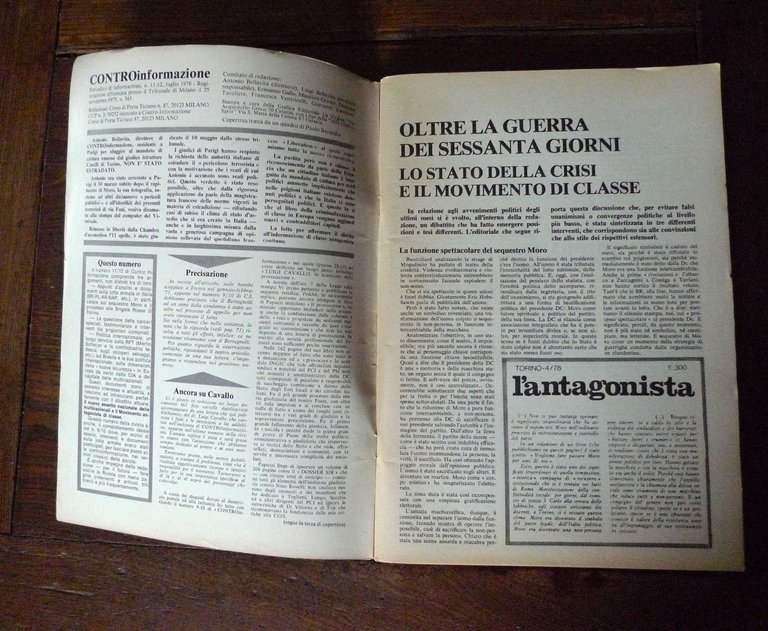 CONTROINFORMAZIONE n.11-12 1978.Periodico di informazione[autonomia,BR,carceri