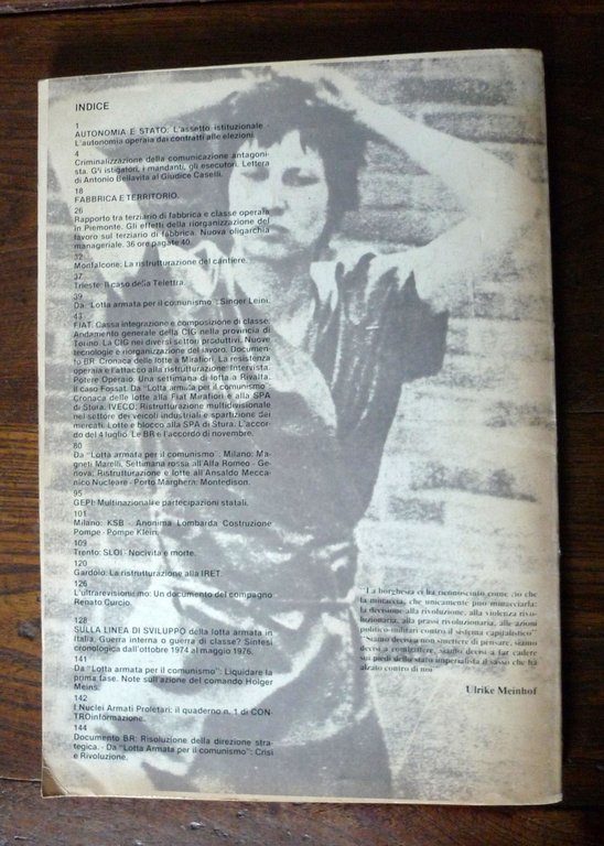 CONTROINFORMAZIONE n.7-8 1976.Periodico di informazione[autonomia,BR,Curcio