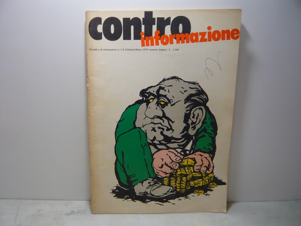CONTROINFORMAZIONE.Periodico di informazione.Anno 1,n 1-2, feb-mar 1974[rivista