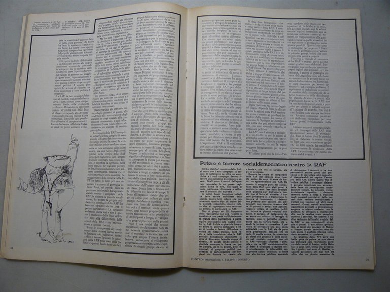 CONTROINFORMAZIONE.Periodico di informazione.Anno 1,n 1-2, feb-mar 1974[rivista