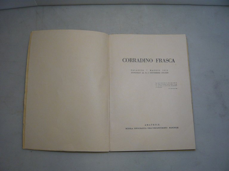 CORRADINO FRASCA,Amatrice,1935
