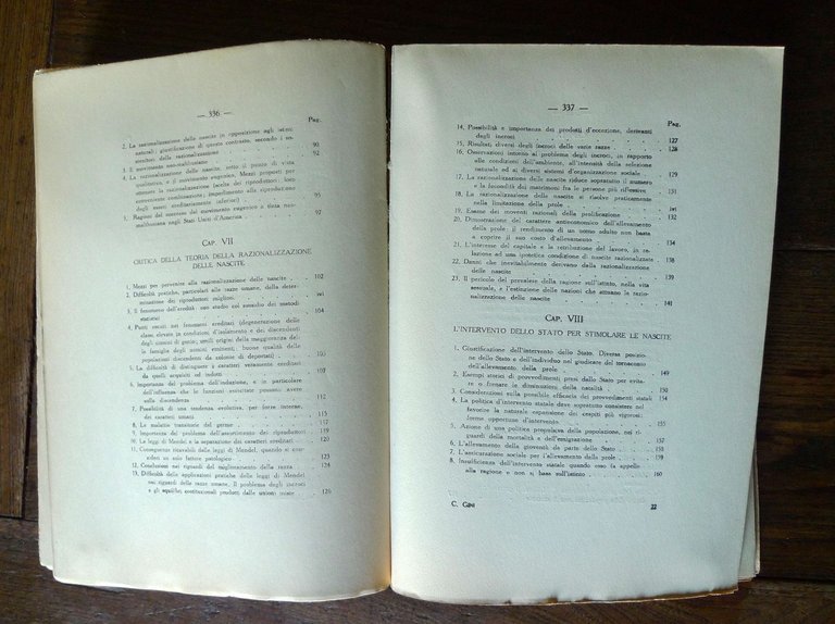 Corrado Gini,LE BASI SCIENTIFICHE DELLA POLITICA DELLA POPOLAZIONE,1931[ECONOMIA | Immagine Gallery 5