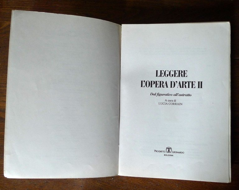 Corrain,LEGGERE L'OPERA D'ARTE/II,1991-99 Progetto Leonardo