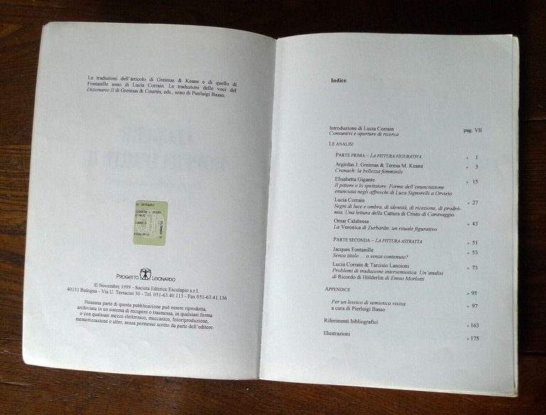 Corrain,LEGGERE L'OPERA D'ARTE/II,1991-99 Progetto Leonardo