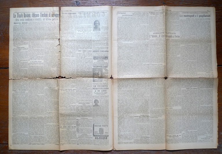 CORRIERE DELLA SERA 13 maggio 1926[trasvolata Polo Nord,dirigibile Norge,Nobile | Immagine Gallery 2