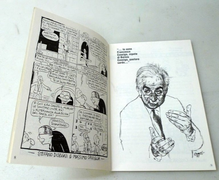 COSSIGA.THE BEST,1991 Daga[satira politica,fumetti,Allegra,Bucchi,Di Iorio,Vauro