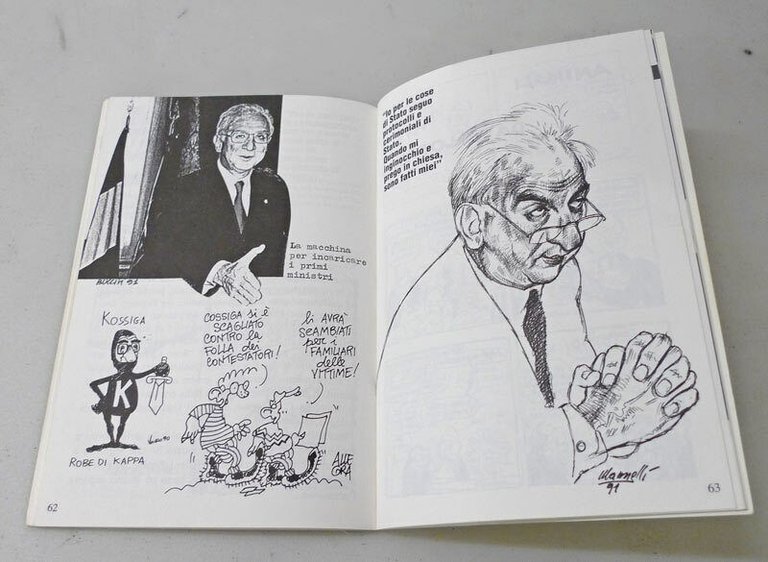 COSSIGA.THE BEST,1991 Daga[satira politica,fumetti,Allegra,Bucchi,Di Iorio,Vauro