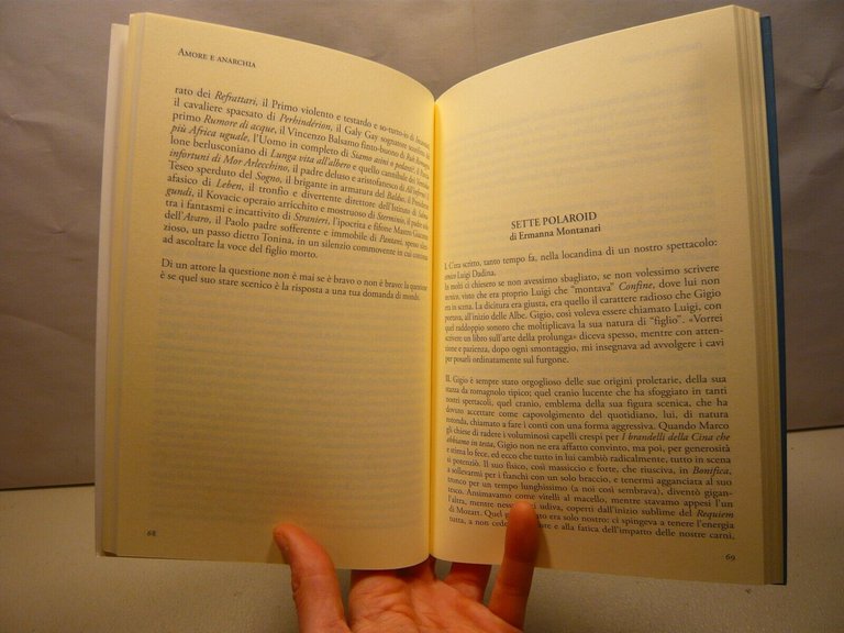 Cristina Valenti,AMORE E ANARCHIA. Uno spettacolo del teatro delle Albe, …