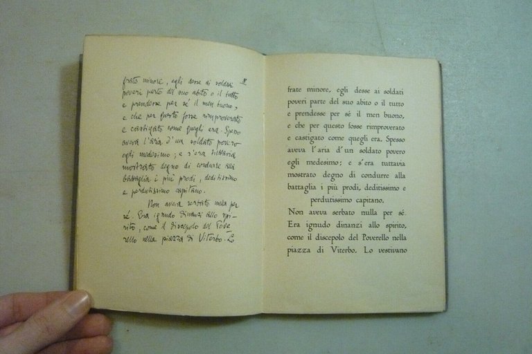 d’Annunzio,I MISTICI DELLA GUERRA.Morte di Fra Ginepro,Ongania,Venezia 1948