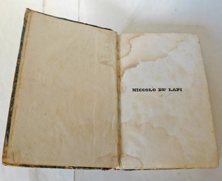 D'Azeglio,NICCOLÒ DE' LAPI.I PALLESCHI E I PIAGNONI,1841 Borroni e Scotti …