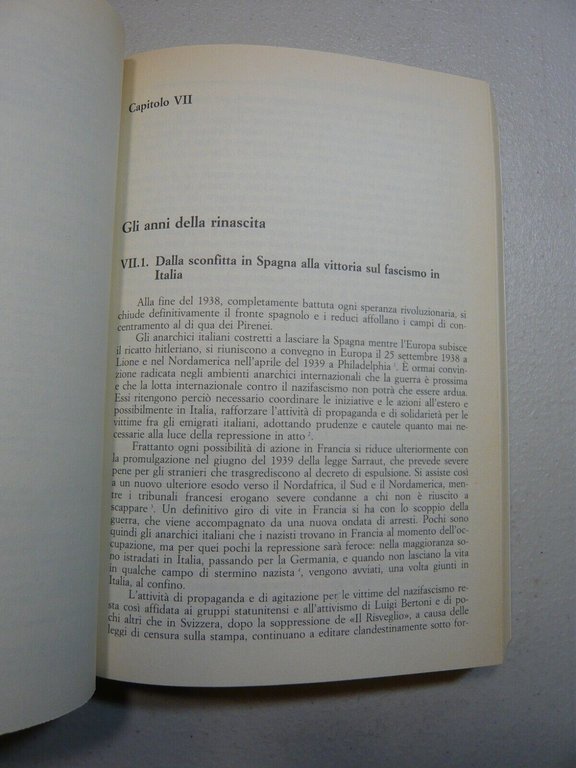 Dadà,L’ANARCHISMO IN ITALIA: FRA MOVIMENTO E PARTITO,Teti Editore,1984, Milano
