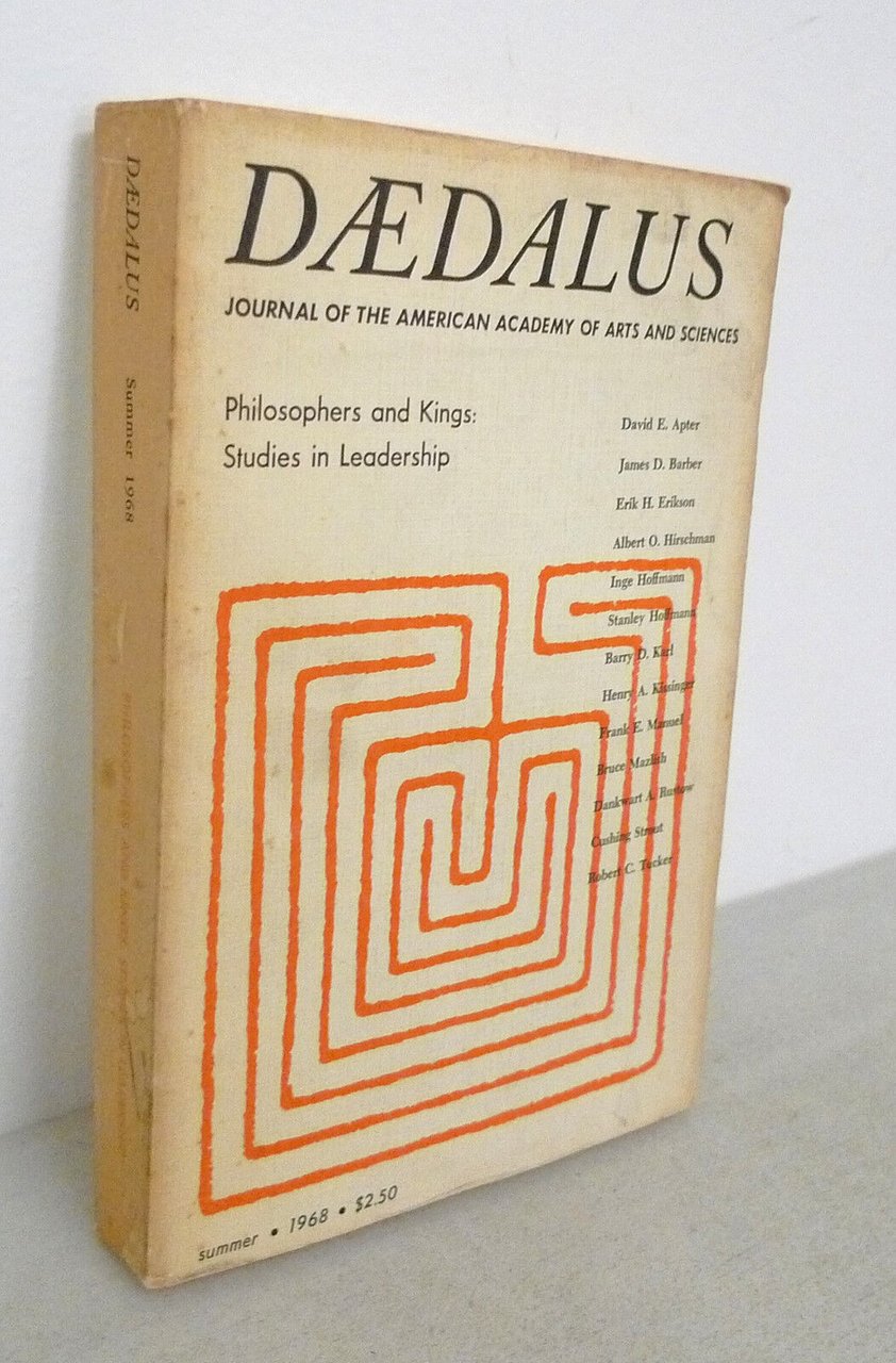 DAEDALUS 1968.PHILOSOPHERS AND KINGS:STUDIES IN LEADERSHIP[Gandhi,Nkrumah