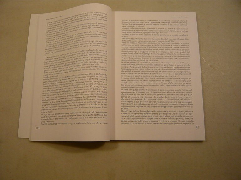 DAL COORDINATORE AL COORDINAMENTO,Atti del seminario,2005[scuola dell'infanzia