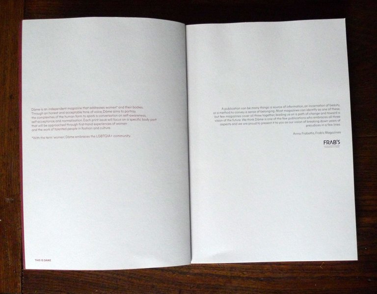 DAME MAGAZINE ISSUE 01,2021 Frab's[corpo delle donne,women's body,shaming
