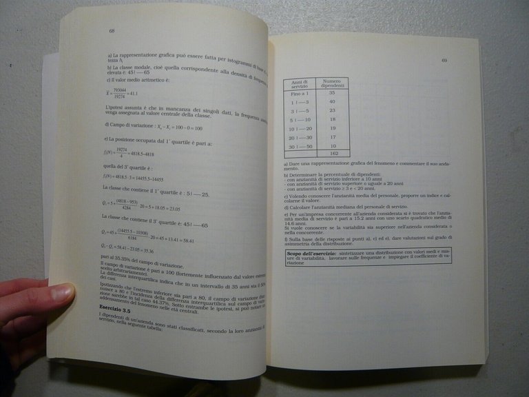Daniela Cocchi, ESERCIZI DI STATISTICA, 1993 Clueb