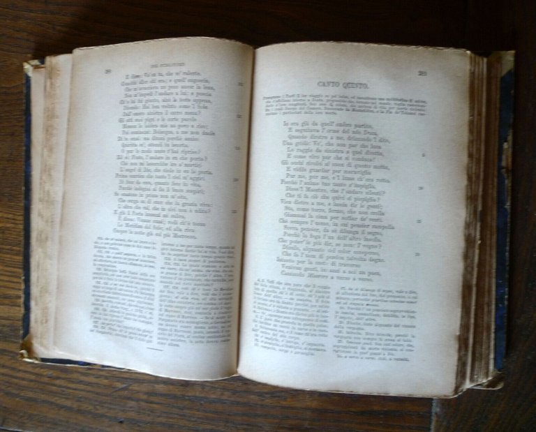 DANTE ALIGHIERI,LA DIVINA COMMEDIA,1877 Barbera[commento P.Fraticelli