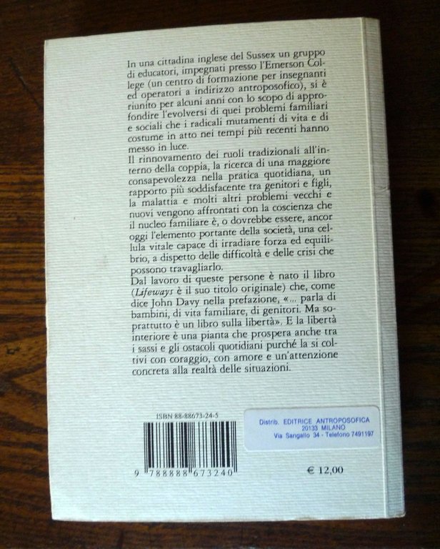 Davy/Voors,VITA IN FAMIGLIA.Madri,padri e figli,2003 Filadelfia[antroposofia