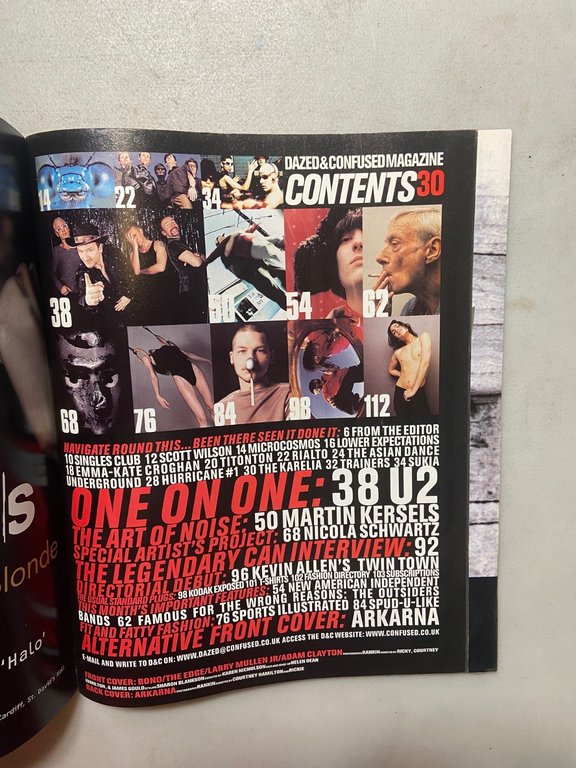 DAZED & CONFUSED may 1997,n.30[U2,Nicola Schwartz,Arcana | Immagine Gallery 5