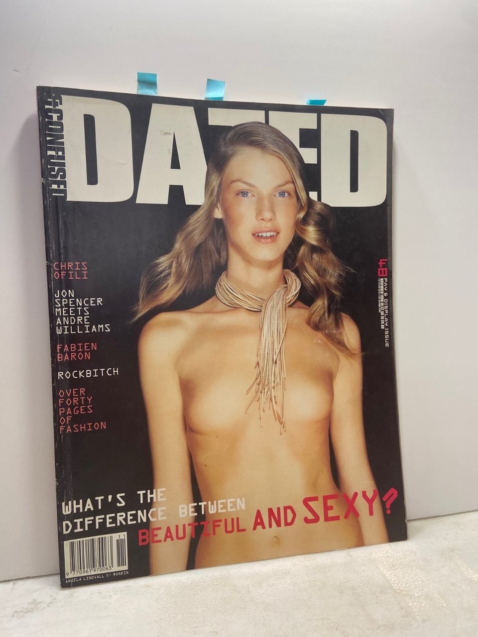 DAZED & CONFUSED nov.1998,n.48[fabien baron,chris ofili | Immagine principale