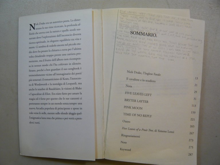 De Angelis,NICK DRAKE,Journey to the stars.Testi commentati,Arcana 2010