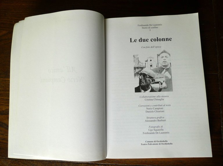 De Laurentis,LE DUE COLONNE,2003[storia locale,Occhiobello,Nerio Campioni | Immagine Gallery 6