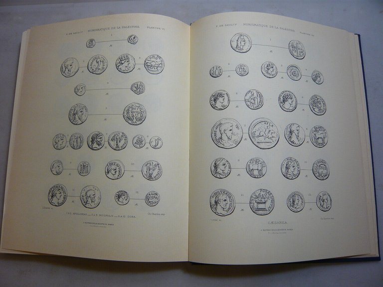 De Saulcy,NUMISMATIQUE DE LA TERRE SAINTE,Bologna,1976[francese