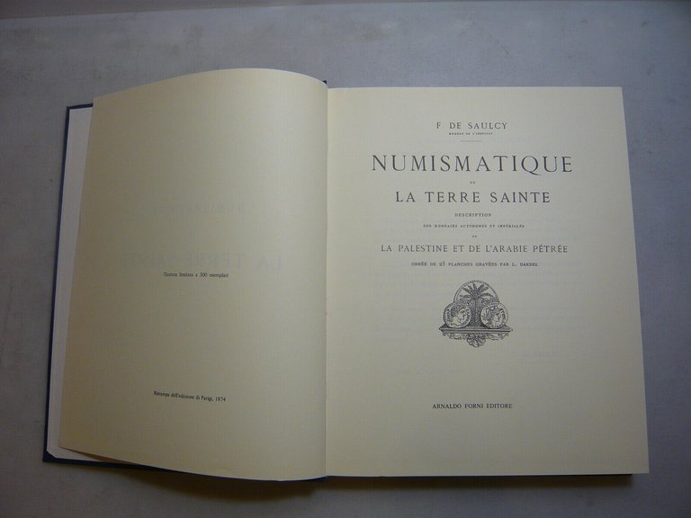 De Saulcy,NUMISMATIQUE DE LA TERRE SAINTE,Bologna,1976[francese