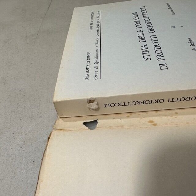 De Stefano,Pieraccioni,STIMA DELLA DOMANDA DI PRODOTTI ORTOFRUTTICOLI, Esi 1965