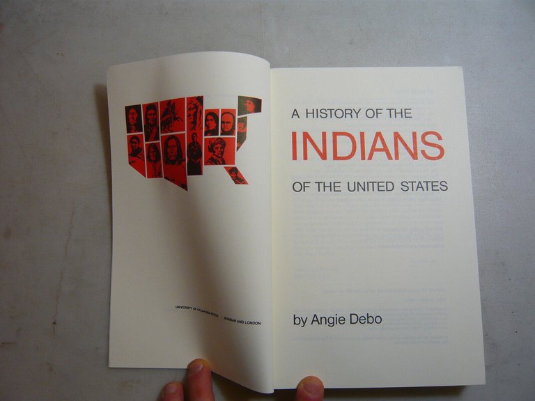 Debo,A HISTORY OF THE INDIANS OF THE US,Oklahoma,1970[inglese