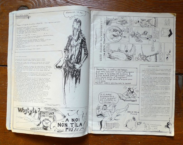 DECO MELA SCRIVO n.0 1988 BOLOGNA[DECOMELA ART,fanzine,nativi Lakota,arte strada | Immagine Gallery 5