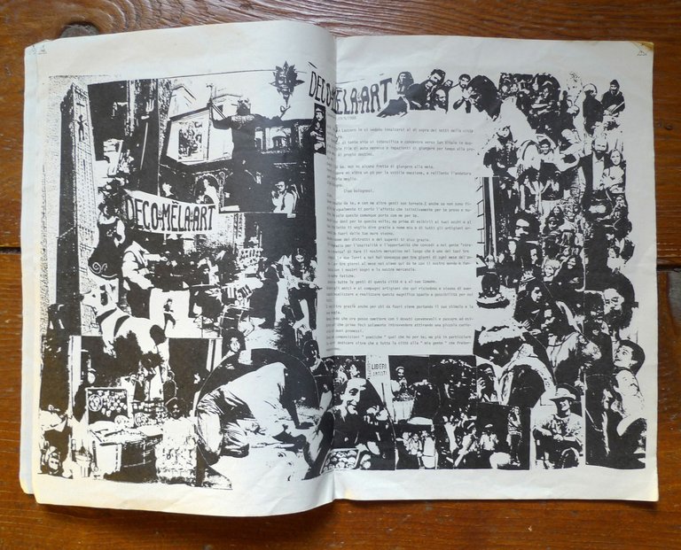 DECO MELA SCRIVO n.0 1988 BOLOGNA[DECOMELA ART,fanzine,nativi Lakota,arte strada | Immagine Gallery 6