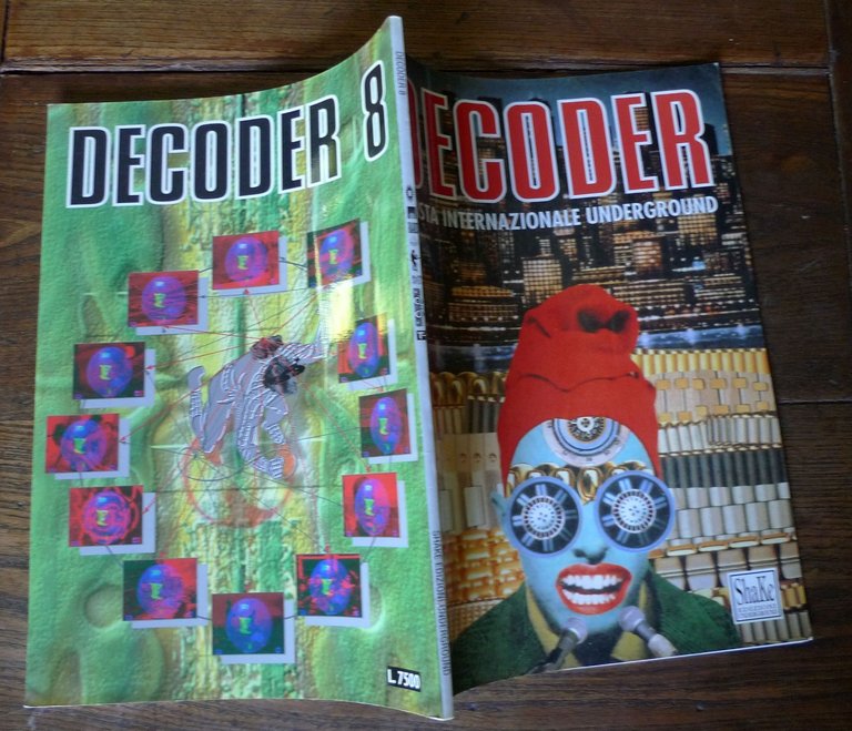 DECODER N.8 1993.RIVISTA INTERNAZIONALE UNDERGROUND,Shake[cyberpunk,Sterling | Immagine Gallery 2