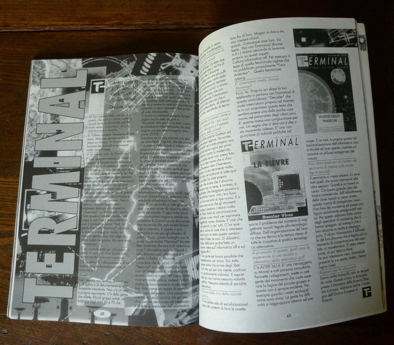DECODER N.8 1993.RIVISTA INTERNAZIONALE UNDERGROUND,Shake[cyberpunk,Sterling | Immagine Gallery 6
