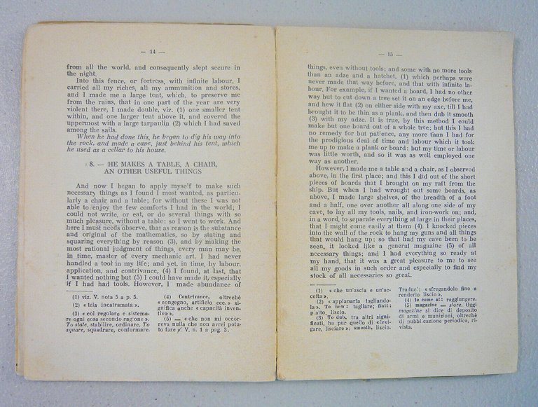Defoe,THE LIFE AND SURPRISING ADVENTURES OF ROBINSON CRUSOE,1949 Paravia