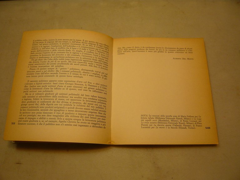 Del Monte,IL RACCONTO POLIZIESCO,Firenze,1967