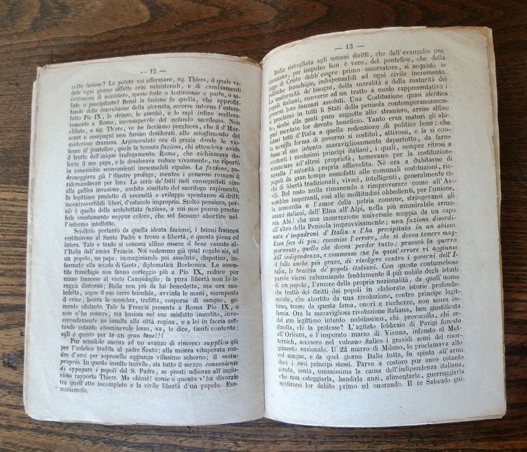 DEL RAPPORTO THIERS SULLA SPEDIZIONE FRANCESE IN ITALIA,1849 Corfù[storia | Immagine Gallery 4