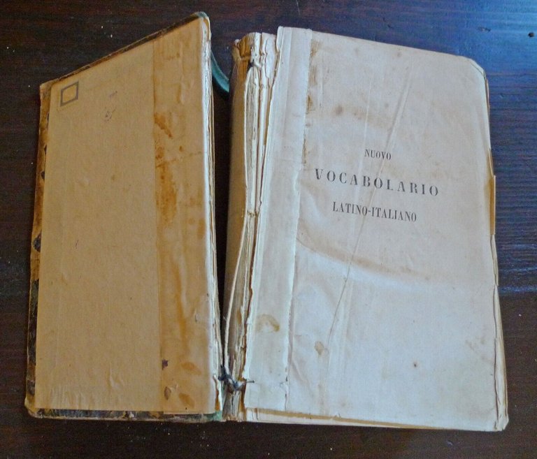 DELLA NOCE/TORRE,NUOVO VOCABOLARIO LATINO-ITALIANO AD USO DELLE SCUOLE,1856