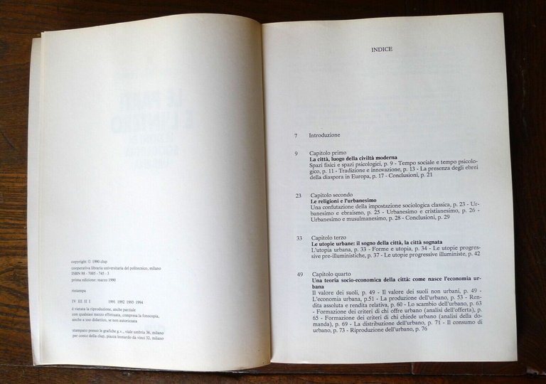 Della Pergola,LE PARTI E L'INTERO.LEZIONI DI SOCIOLOGIA URBANA,1991 CLUP