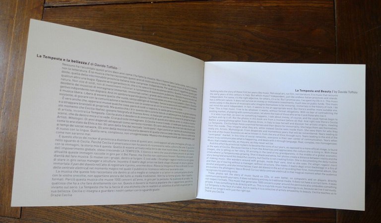 DENTRO LA TEMPESTA.FOTOGRAFIE E APUNTES DI CECILIA IBAÑEZ,2011[rock,Pordenone