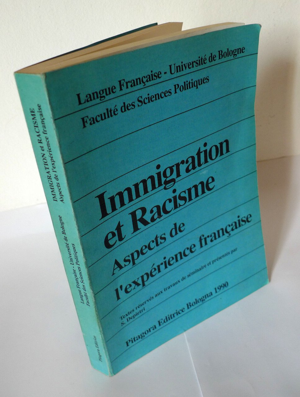 Depietri,IMMIGRATION ET RACISME.L'EXPÉRIENCE FRANÇAISE,'90[immigrazione,razzismo