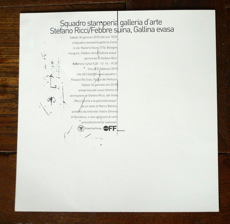 DEPOSITONERO/02 CENTOVENTI DISEGNI DI STEFANO RICCI,2002 Infinito[ILLUSTRAZIONE