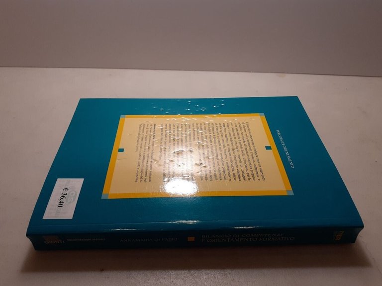 di Fabio,BILANCIO DI COMPETENZE E ORIENTAMENTO FORMATIVO,contributo psicologico