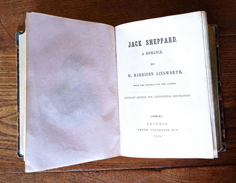 Dinah Craik,DOMESTIC STORIES/Harrison Ainsworth,JACK SHEPPARD,1862/'46 Tauchnitz