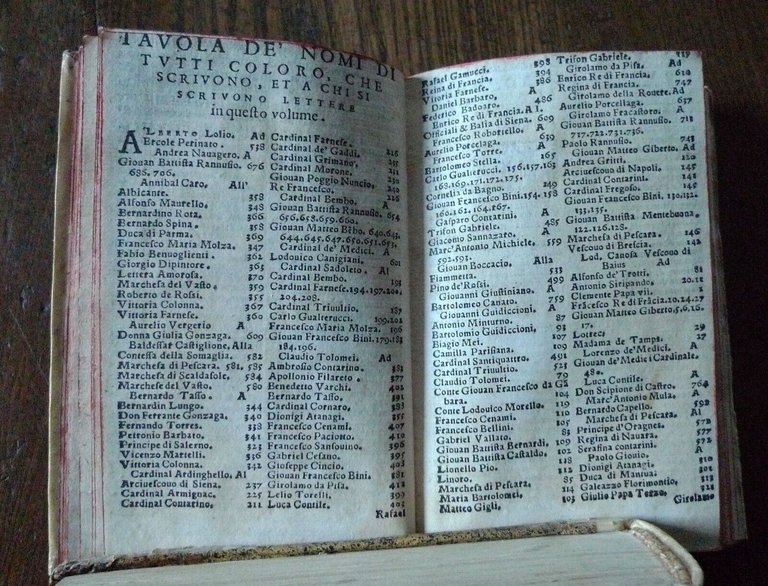 Dionigi Atanagi,LETTERE DI XIII HUOMINI ILLUSTRI.TOM.I,1564 Comin da Trino