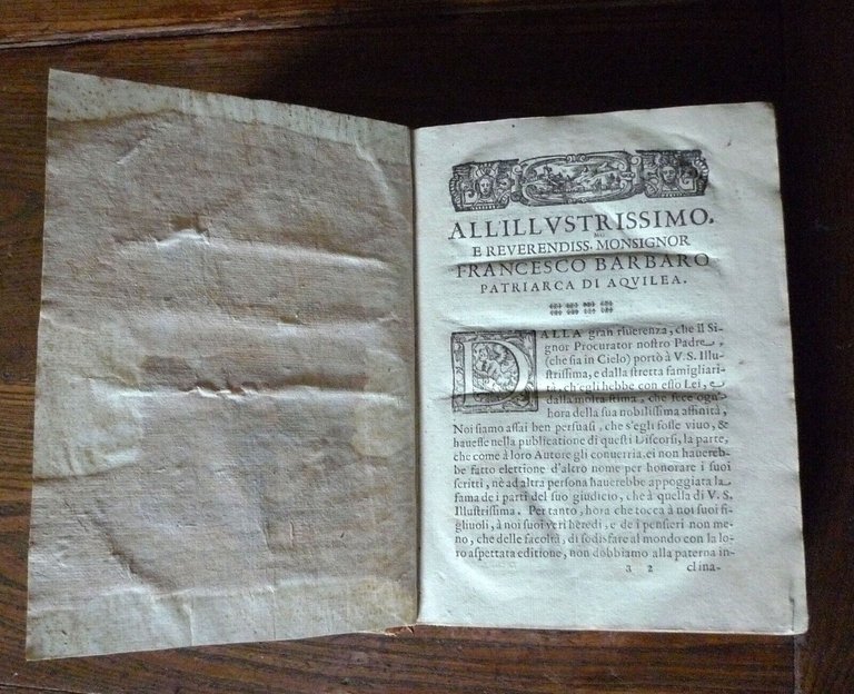 DISCORSI POLITICI DI PAOLO PARUTA NOBILE VENETIANO,1629 Baglioni[STORIA VENEZIA