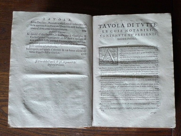 DISCORSI POLITICI DI PAOLO PARUTA NOBILE VENETIANO,1629 Baglioni[STORIA VENEZIA