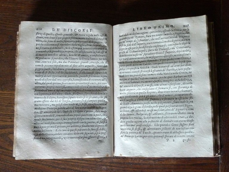 DISCORSI POLITICI DI PAOLO PARUTA NOBILE VENETIANO,1629 Baglioni[STORIA VENEZIA