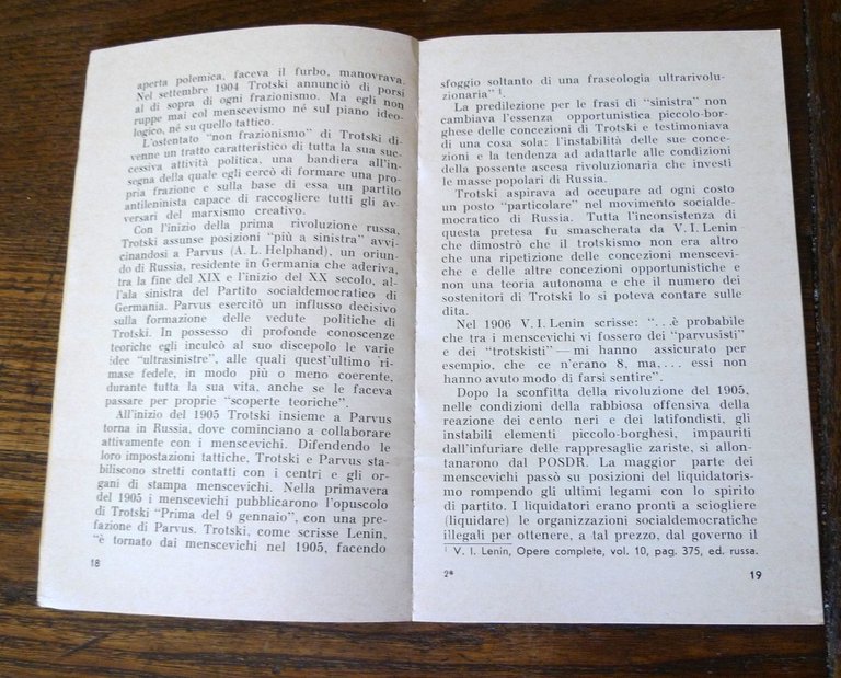 Dmitriev/Ivanov,DALLA STORIA DELLA LOTTA CONTRO IL TROTSKISMO 1903-1927,Novosti