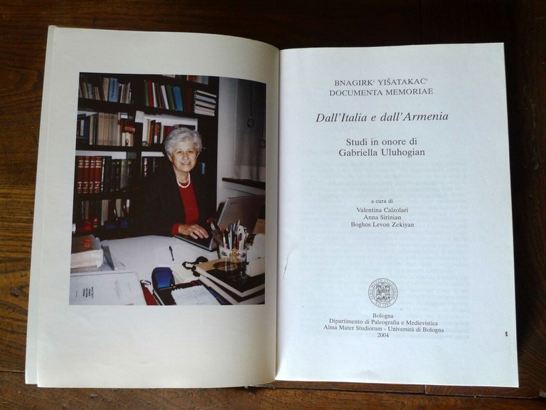 DOCUMENTA MEMORIAE.Studi in onore di Gabriella Uluhogian,2004,[STORIA,ARMENIA