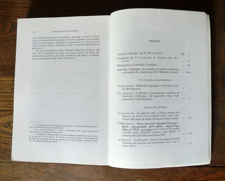 DOCUMENTA MEMORIAE.Studi in onore di Gabriella Uluhogian,2004,[STORIA,ARMENIA
